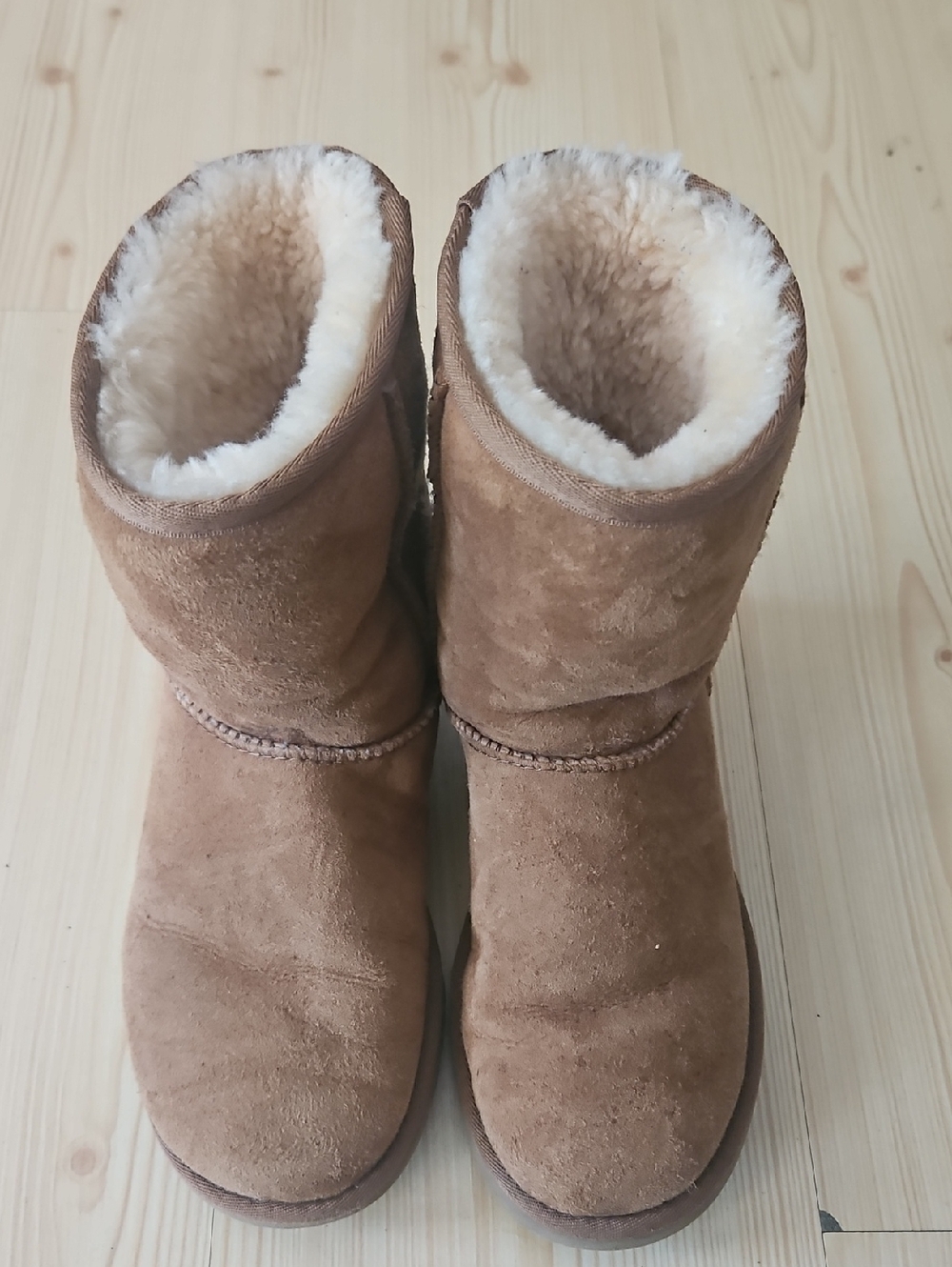 UGG Chestnut Suede Shearling-Lined Women's Winter Boots